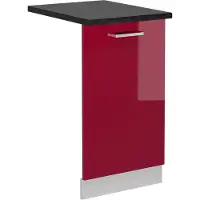 Vicco Pannello frontale della lavastoviglie R-Line Rosso lucido 45 cm , PL Antracite, Model 54937
