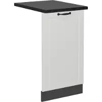 Vicco Pannello frontale della lavastoviglie R-Line Bianco rustico 45 cm , PL Antracite, Model 55076