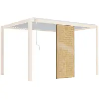Oviala Schermo in legno per pergola bioclimatica CORATO e SAPRI - Laviano