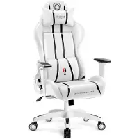 Diablo X-One 2.0 Gaming Chair Sedia da ufficio Braccioli regolabili Design ergonomico Cuscino collo/glutei Dimensioni normali Bianco-Nero