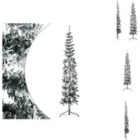 vidaXL Mezzo albero di Natale artificiale con neve sottile 180 cm - Alberi di Natale