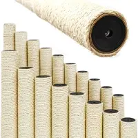 Eyepower paletto in sisal da 20 cm per tiragraffi Paletto di ricambio M10 - Ø 7,1 cm Paletto in sisal Tiragraffi