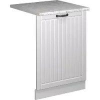 Vicco Pannello frontale della lavastoviglie Fame-Line Bianco rustico 60 cm , PL Marmo, Model 55237