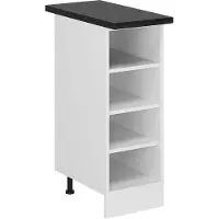 Vicco Scaffale da cucina R-Line Bianco 30 cm , PL Antracite, Model 55384