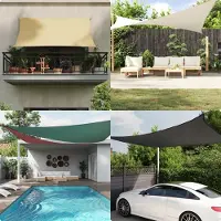 Prolenta Maison Exclusive - Tenda da sole in tessuto Oxford quadrata 6x6 m nera
