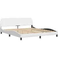 Syfax Giroletto Dover Bianco 180x200 cm in Pelle finta