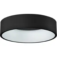 ITALUX Chiara Pannello LED plafond moderno nero 3945-842RC-BK-3