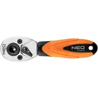 Neo Tools Cricchetto per punte e bussole 1/4", 105 mm