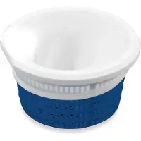 Interline Sacchetto per cestello per schiumatoio , sacchetto per filtro per schiumatoio, blu, bianco, 200 mm, 130 mm, 120 mm, 120 mm