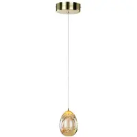 ITALUX Huelto LED lampada a sospensione moderna oro PND-22112132-1A-CHPN
