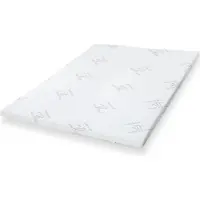 11.11 SRLS The White Stone Topper 170 x 200 cm | Correttore Materasso Ergonomico | Imbottitura in Ovatta Soft | Altezza 5 cm | Tessuto Traspirante e Antiacaro