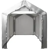 Syfax Tenda Capannone 180x300 cm in Acciaio Grigio