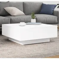Prolenta Maison Exclusive - Tavolino bianco 80x80x31 cm Materiale ligneo