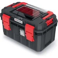 Prosperplast Kufr na nářadí s organizérem ve víku, kov. držadlo S BLOCK ALU LOG 450x280x264 mm