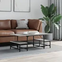 Prolenta Maison Exclusive - Tavolino grigio Sonoma 100x50,5x40 cm Materiale ligneo