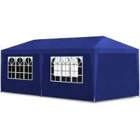 Syfax Tenda per Feste 3x6 m Blu