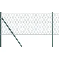 Syfax Recinzione Esagonale 0,4 x 100 m PVC Verde