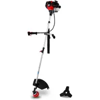 Eberth decespugliatore decespugliatore tagliaerba multitool 2in1 a benzina, cinghia di trasporto inclusa, 3 CV, capacità 52ccm, motore a 2 tempi raffreddato ad aria