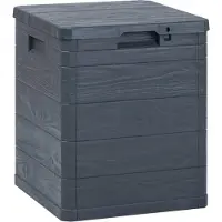 The Living Store Contenitore da giardino 90 L antracite