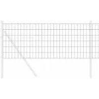 Syfax Recinzione Euro 0,8 x 10 m Ferro rivestito in PVC Grigio