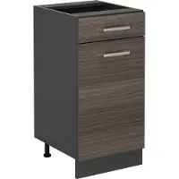 Vicco Mobiletto base per cucina R-Line Grigio nobile 40 cm senza piano di lavoro, Model 53543