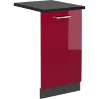 Vicco Pannello frontale della lavastoviglie R-Line Rosso lucido 45 cm , PL Antracite, Model 54943