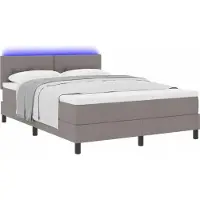 Syfax Letto a molle con materasso con led Talpa 140 x 200 cm Tessuto