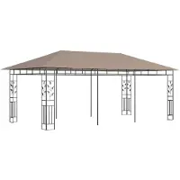 Syfax Gazebo con Zanzariera 6x3x2,73 m Talpa 180 g/m²