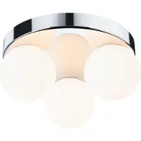 Paulmann Gove Plafoniera IP44 G9 a 3 luci cromata