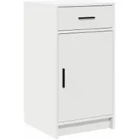 Syfax Credenza Bianco 40 x 40.5 x 75 cm Legno multistrato