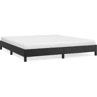 Syfax Giroletto Nero 180x200 cm in Pelle finta