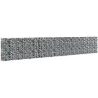 Syfax Gabbione con Copertura in Acciaio Zincato 600x30x100 cm