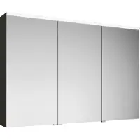 Burgbad armoire de toilette Eqio avec éclairage LED à poser, 3 portes, charnières centrales à droite, 1200x800x170mm, SPGS120LF2010, SPGS120LF2010
