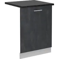 Vicco Pannello frontale della lavastoviglie R-Line Calce nera 60 cm , PL Antracite, Model 55091