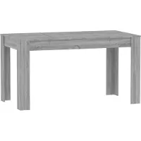 Syfax Tavolo da Pranzo Grigio Sonoma 140x74,5x76 cm Legno Multistrato