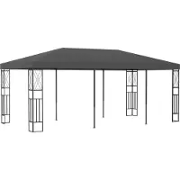 Syfax Gazebo 3x6 m Antracite in Tessuto