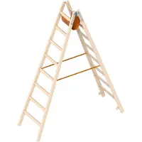 Layher Holzstehleiter 1038 2x8 Sprossen