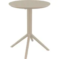 CLP Tavolo pieghevole Sky rotondo 60, rotondo - grigio scuro