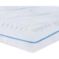 Syfax Materasso Bianco 80 x 160 cm Tessuto Jacquard