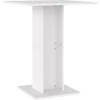 Syfax Tavolo da Bistrot Bianco 60x60x75 cm in Legno Multistrato