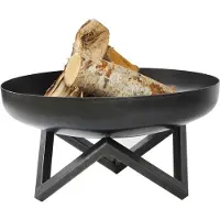 Gardener Ciotola da fuoco moderna con gambe a zig zag | Ø70cm x H 34cm