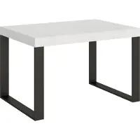 Itamoby - Tavolo allungabile 130/234x90 cm Tecno bianco frassino gambe antracite