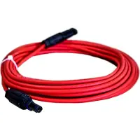 Doktorvolt 30m cavo di prolunga solare 4mm² con spine solari MC4 rosso