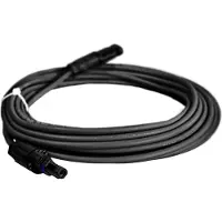 Doktorvolt 8 m di cavo di prolunga solare 6 mm² con spina solare Weidmüller adatta a MC4 nero