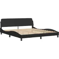 Syfax Giroletto Dover Nero 180x200 cm in Pelle finta