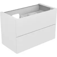 Keuco EDITION 11 Meuble sous-lavabo pour lavabos encastrables, 2 tiroirs à casseroles, position du lavabo à gauche, 1050x700x535mm, 31255180000, 31255180000