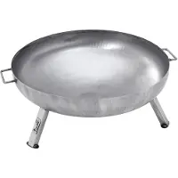 The Favilla Braciere da esterno, acciaio, 64,5 cm di diametro, capacità di carico 9 kg, ideale per giardino, terrazza e campeggio