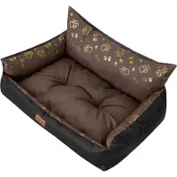 Doggy Lettino impermeabile per cani "Joker Lite" - 130x105 cm - Divano ovale per cani con materasso rimovibile - Robusto e facile da pulire