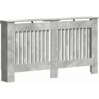 Syfax Copertura per radiatori Grigio Cemento 152 x 19 x 81,5 cm