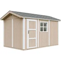 Timbela Capanno da giardino di 8,68 m² - H252x250x412 cm - M914-TERRA BROWN